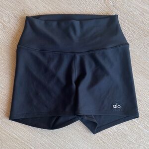ALO Yoga Black High-Waist Athletic Short